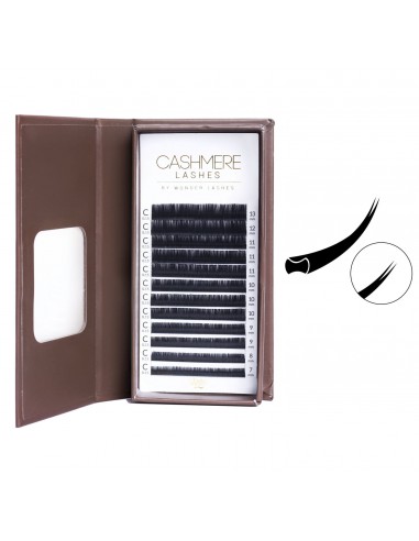 ZN.  Rzęsy Cashmere Matt WL D 0,15 12mm