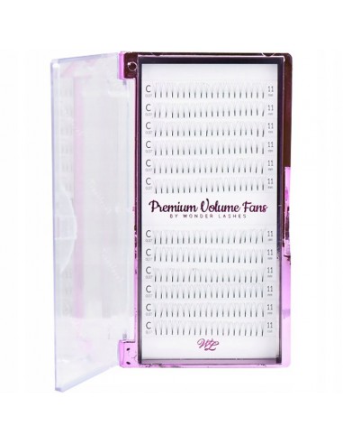 ZN.  Rzęsy Premium Volume Fans 7D 0,07 D-Mix