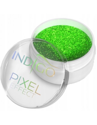 ZN.  Indigo Pixel Neon Green