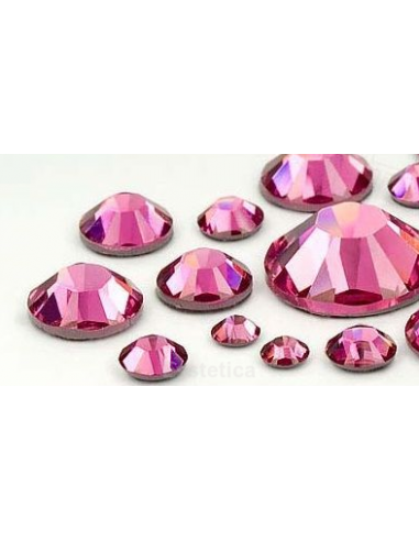 ZN.  Cyrkonie Swarovski 100szt. różowe