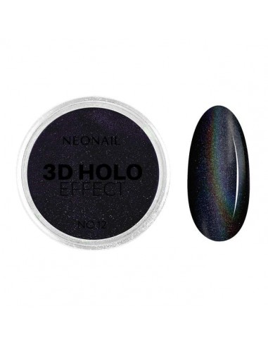 ZN.  Neonail 3D Holo Effect 2g ciemny fiolet 12
