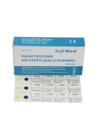 ZF.  Testy do sterylizacji Uromed 200szt.VI Kl.