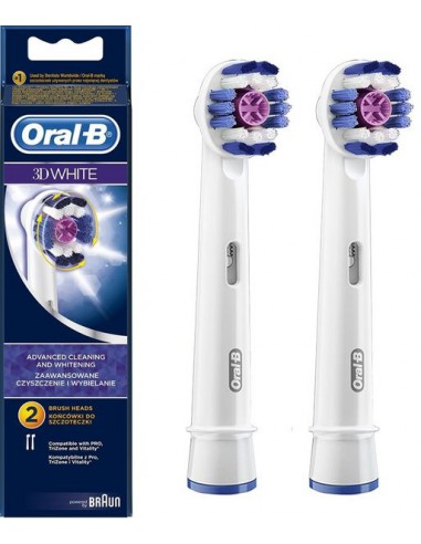 ZL.  Końcówki do Szczot. Oral-B 3D White 2 szt.