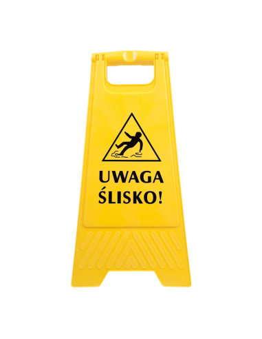 ZD.  Tablica ostrzegawcza - Uwaga ślisko