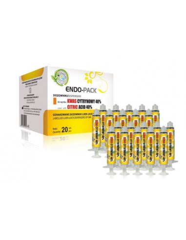 ZF.  Endo-pack strzykawka do kwasu cytrynowego