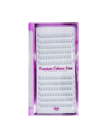 ZN.  Rzęsy Premium Volume Fans 2D 0,07 C-11mm