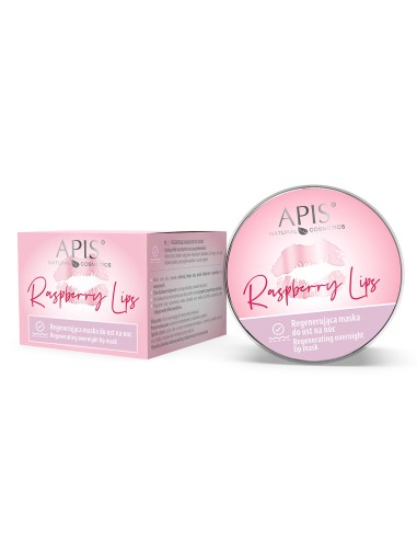 ZN.  Apis Raspberry Regen.maska do ust na noc 10ml