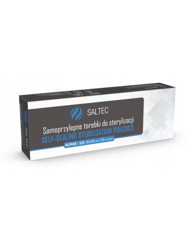 ZF.  Torebki do sterylizacj 10x26cm 200szt SALTEC