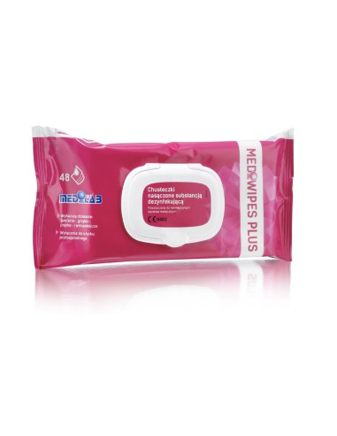 ZE.  Chusteczki Mediwipes plus flow pack 48szt