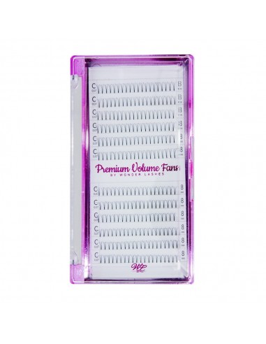 ZN.  Rzęsy Premium Volume Fans 6D 0,07 C-12mm