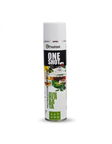 ZE.  Freshtek odświeżacz One Shot Zielona He 600ml