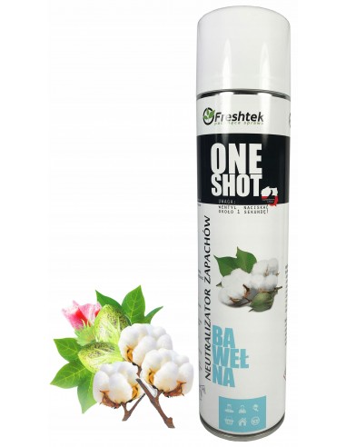 ZE.  Freshtek odświeżacz One Shot Bawełna 600ml