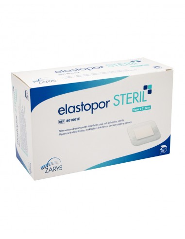 ZN.  Plaster Elastopor Steril 5x7,2cm 100szt