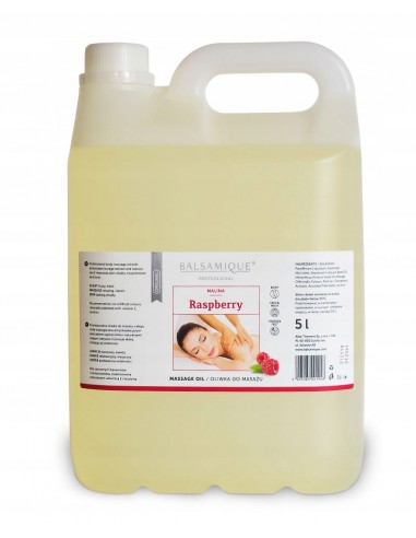 ZN.  Balsamique oliwka do masażu Malina 5L