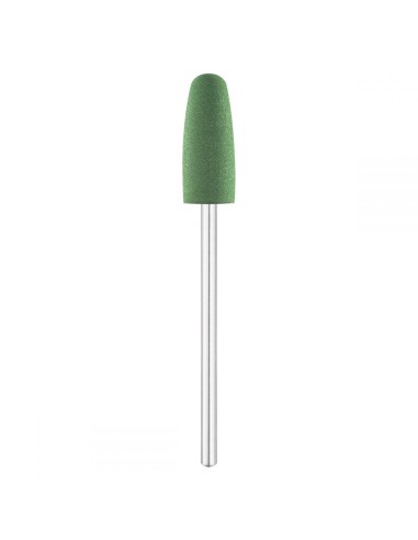 ZN.  Frez Exo gumowy zielony walec zaok. 10mm 