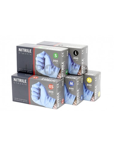 ZF.  Rękawice Uromed Nitrylowe Premium XS 100 szt.