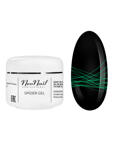 ZN.  Neonail Spider Gel Neon Green 5G