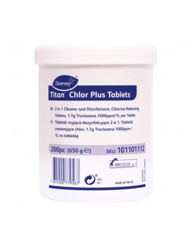 ZE.  Titan Chlor Plus Tabs 200szt.