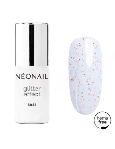 ZN.  Neonail Base Glitter Effect White Sparkl7,2ml