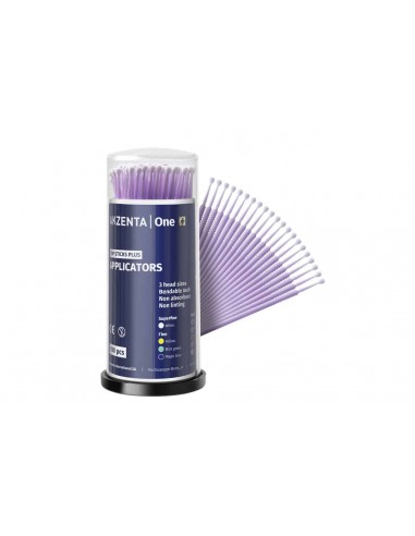 ZF.  Mikropędzelki Microbrush 100 regular fiolet