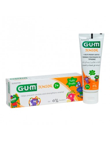 ZL.  Gum Pasta Dla Dzieci Junior Tutti-Frutti 6+