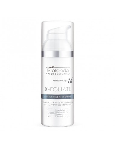 ZN.  Bielenda X-FOLIATE krem przeciwzmarszczk.50ml