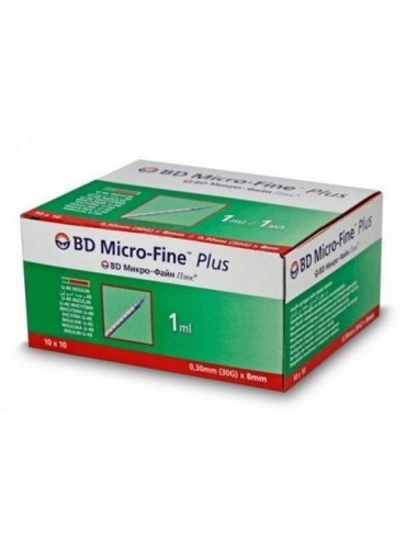 ZB.  Strzykawki Micro-Fine1ml  0,30x8mm 100szt. 