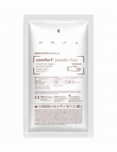 ZF.  Rękawice latek. bezpud.steryl. 7.0 Comfort