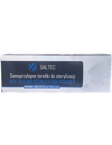 ZF.  Torebki do sterylizacj 9x23cm 200szt SALTEC