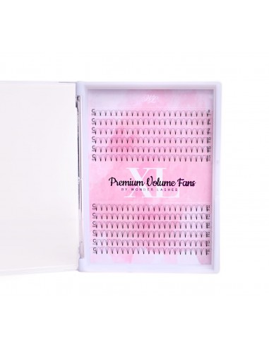 ZN.  Rzęsy Premium Volume Fans 5D C 0.07x10 XL