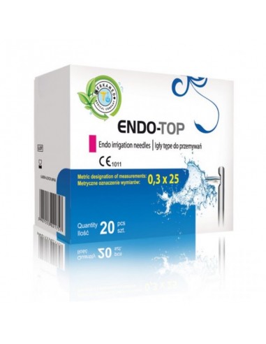 ZB.  ENDO-TOP Igły do Przemywań 0,3x25mm 100szt.