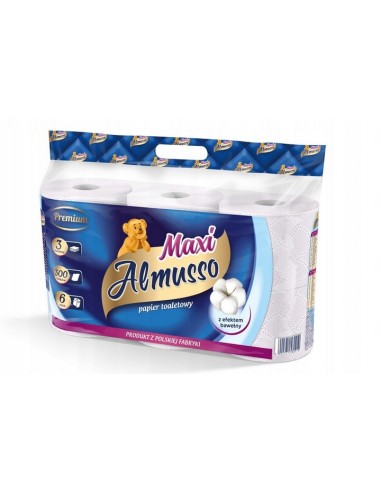 ZF.  Papier toaletowy Almusso Maxi 3W 6 ROLEK