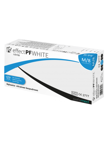 ZF.  Rękawice Effect PF White białe S
