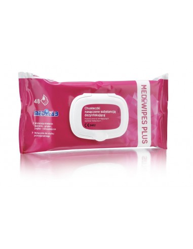 ZE.  Chusteczki Mediwipes plus flow pack 48szt