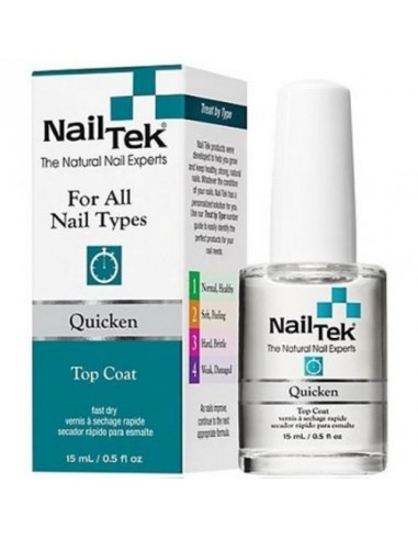 ZN.  Nail Tek Quicken Top Coat 15ml