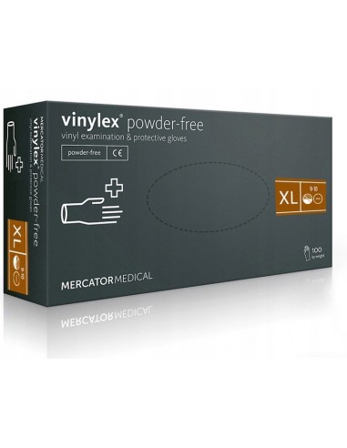 ZF.  Rękawice Vinylex Vinylowe Bezpudrowe XL 