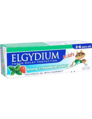 ZL.  Elgydium Kids Mięta/Truskawka 50ml