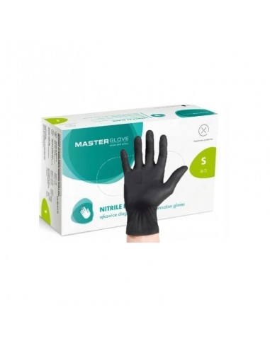 ZF.  Rękawice Master Glove black S 100szt