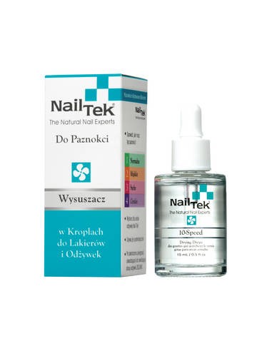 ZN.  Nail Tek 10 Wysuszacz z Zakraplaczem 15ml