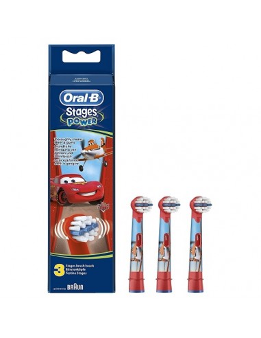 ZL.  Końcówki do Szczoteczki Oral-B 3szt. Auta