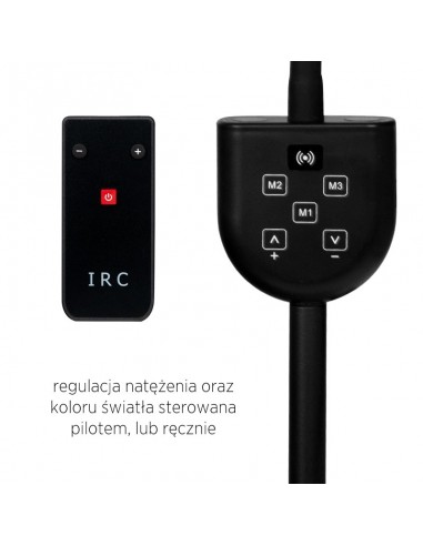 ZN.  Lampa LED Polluks I MSP-JZ-A CZARNA do Blatu