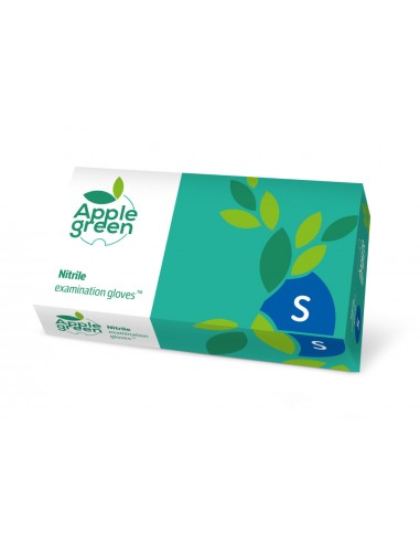 ZF.  Rękawice nitrylowe DOMAN APPLE GREEN S