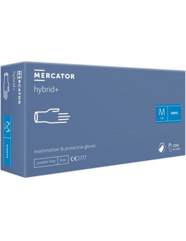 ZF.  Rękawice Mercator Hybrid M 100szt. winylowe