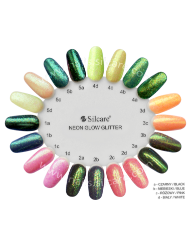 ZN.  Silcare pyłek Neon Glow 01 3g