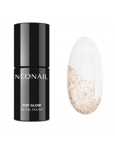 ZN.  Neonail Top Glow Gold Sand 7,2ml