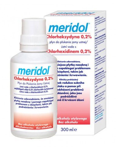 ZL.  Meridol płyn chlorheksydyna 0,2% 300ml