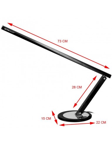 ZN.  LAMPA na biurko SLIM 20W Czarna
