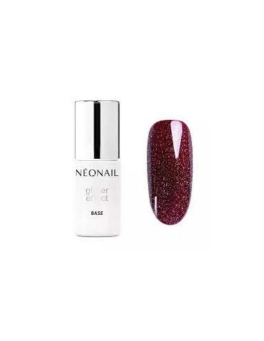 ZN.  Neonail Base Glitter Effect BurgundShine7,2ml