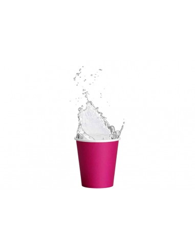 ZF.  Kubeczki papierowe Akzenta 50szt fuchsia