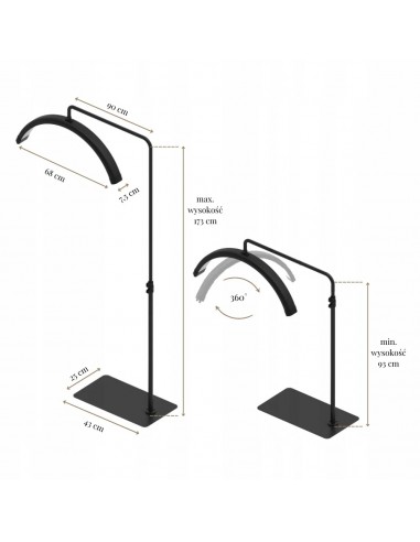 ZN.  Lampa kosmetyczna Moon Lash